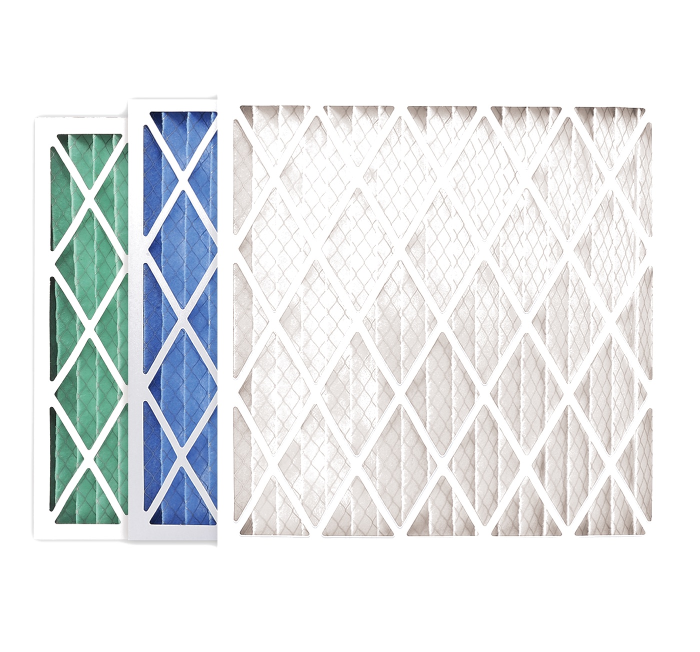 Extended Surface Pleated Panel Filters with Wire Mesh